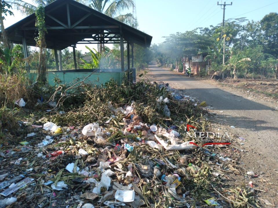 Viral, Tumpukan Sampah di Wanasari dan Parigisari Jadi Sorotan Jelang Pilkades Wanasari