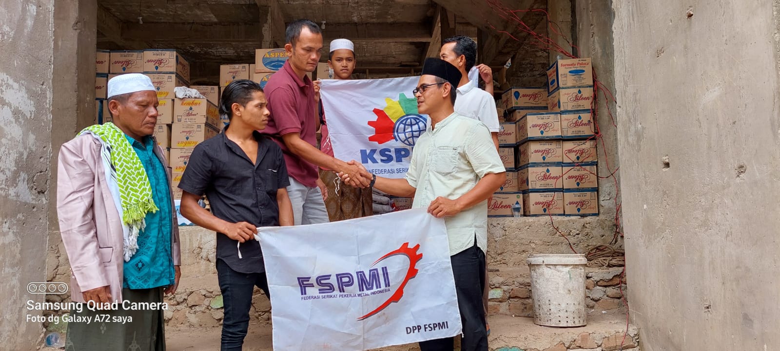 FSPMI Salurkan Donasi Kemanusian Banjir Bandang Padang Lawas