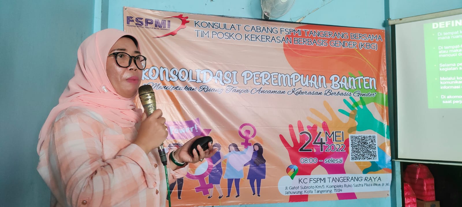 Konsolidasi Perempuan Banten, Pipin Supinah : Perempuan Jangan Diam, Harus Berani Bersuara