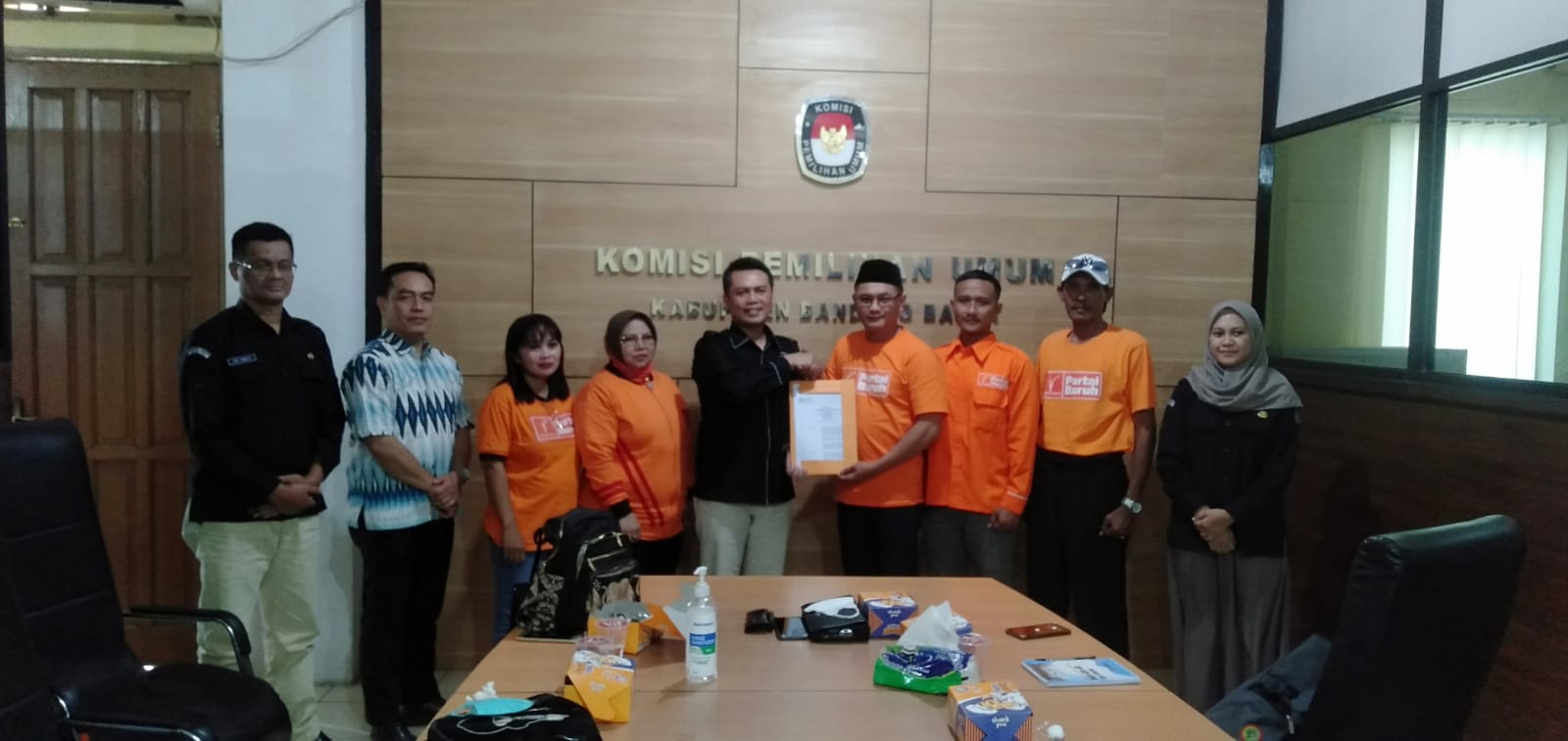 Exco Partai Buruh Kabupaten Bandung Barat Gelar Audiensi Dengan KPU