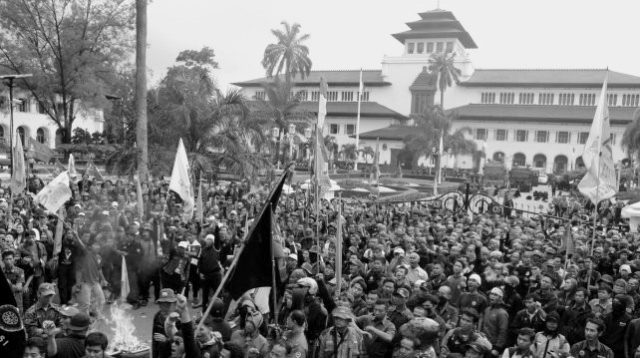 Upah Diatas Satu Tahun Tak Kunjung Kejelasannya: Siap Siap! Bandung Akan Jadi Lautan Buruh Selama 3 Hari