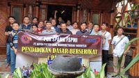 Demi Memperkuat Militansi Anggota baru, PUK SPAMK FSPMI PT.NPMI Gelar Pendas