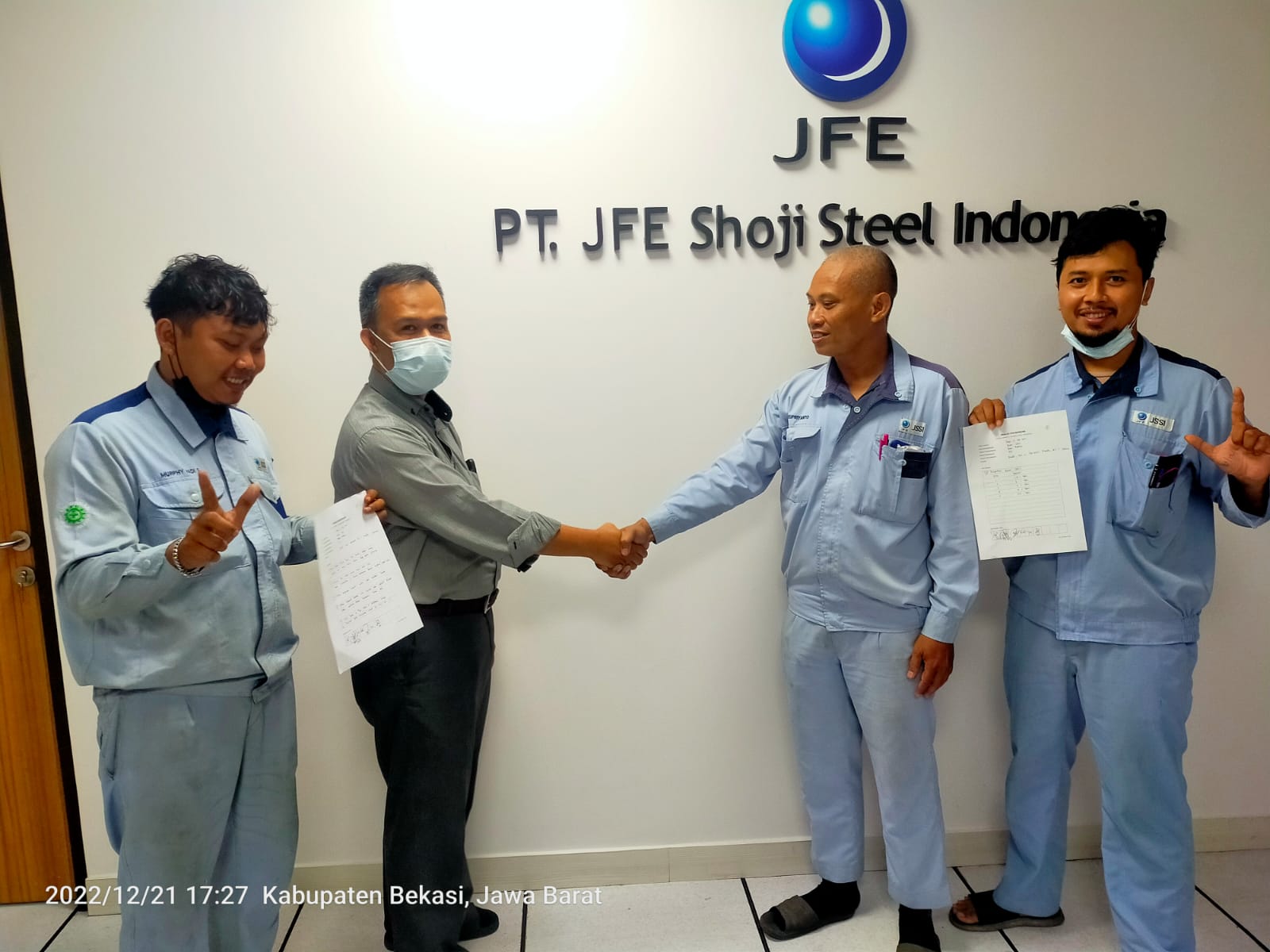 Serikat Pekerja dan Manajemen PT. JFE Shoji Steel Indonesia Sepakati Bonus Akhir Tahun 2022