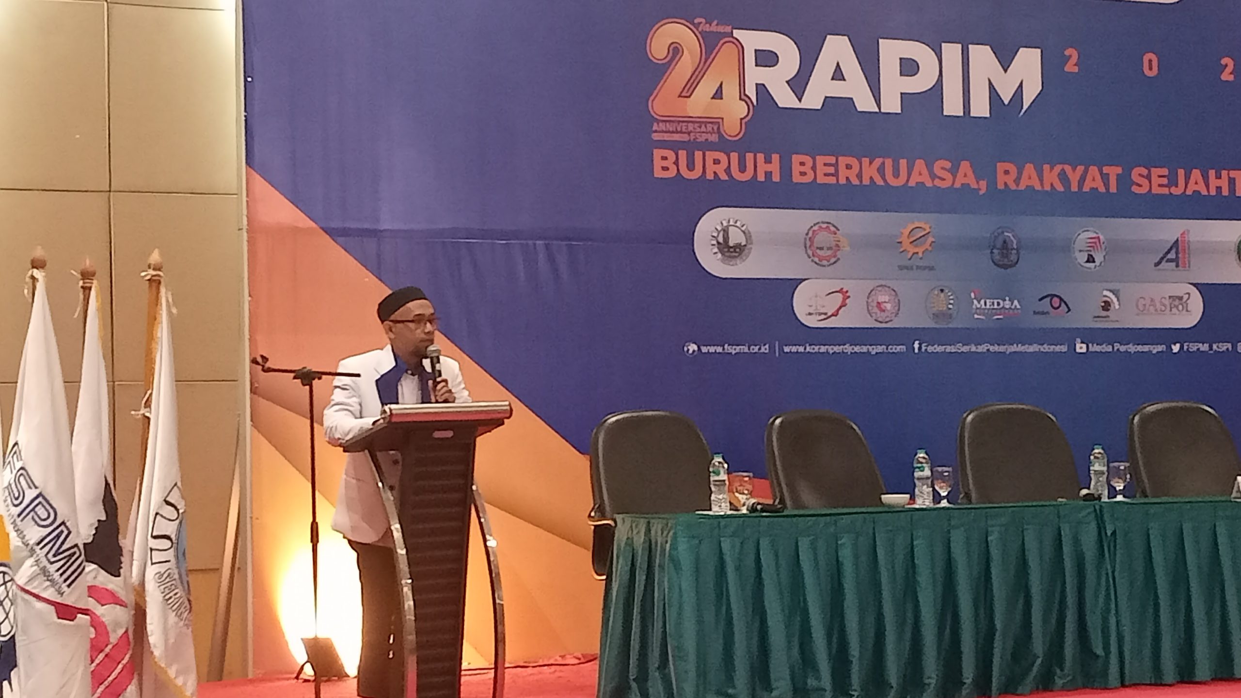 Rapimnas FSPMI 2023, Sekjen DPP : Tahun Ini Menjadi Bukti Nyata Perjuangan Politik Buruh