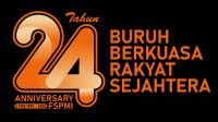Download Logo HUT FSPMI ke-24, Buruh Berkuasa Rakyat Sejahtera