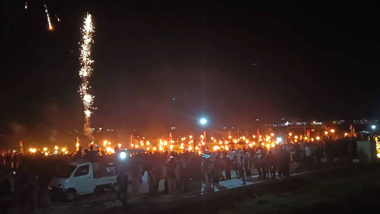 Lapangan Mandala Krida Jadi Pusat Tradisi Perayaan Malam Idul Fitri 1444H Masyarakat Klopogodo Kebumen