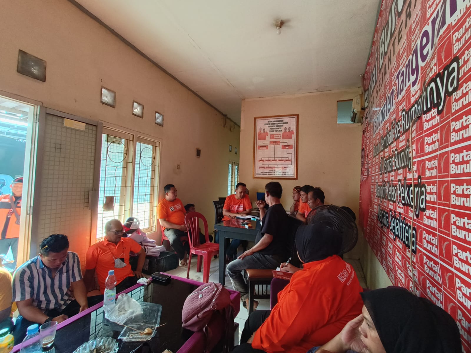 Persiapan Bimtek, Partai Buruh Kabupaten Tangerang Gelar Rapat Konsolidasi