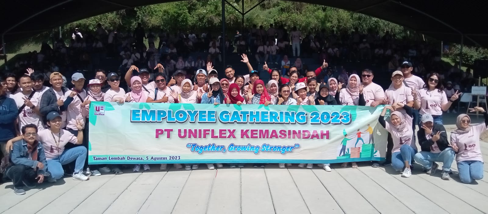 Taman Lembah Dewata Jadi Destinasi Employee Gathering PT UNIFLEX KEMASINDAH