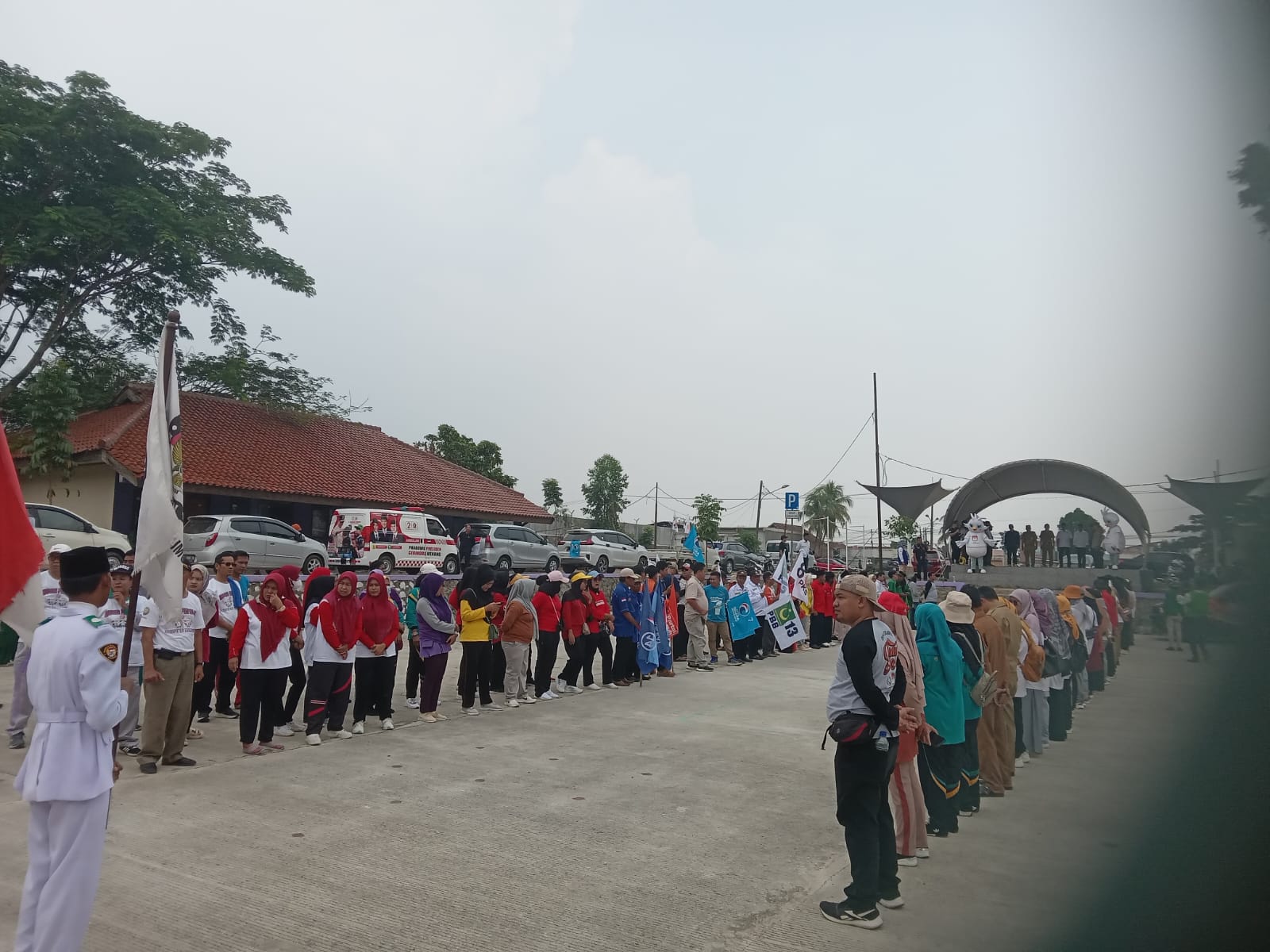 Gunakan Mobil Komando, Partai Buruh Meriahkan Kirab Pemilu Tahap 1 di Kabupaten Tangerang