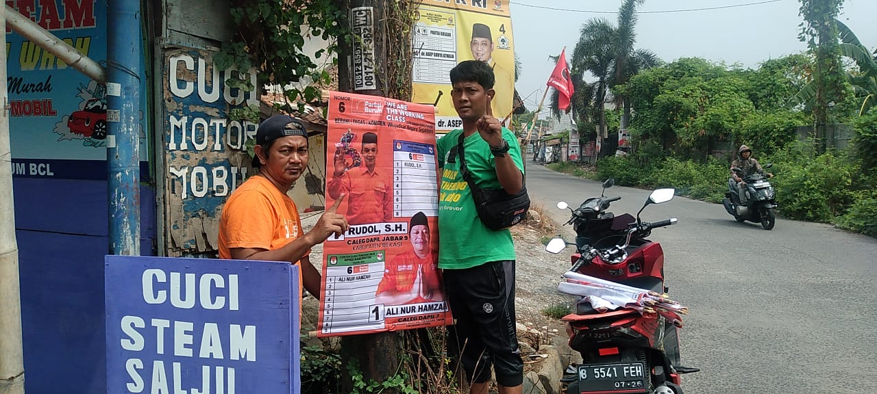 Pasang Banner Ali Nur Hamzah di Perumahan BCL Cikarang Utara, Tim Pemenangan : Peluang Menang itu Besar