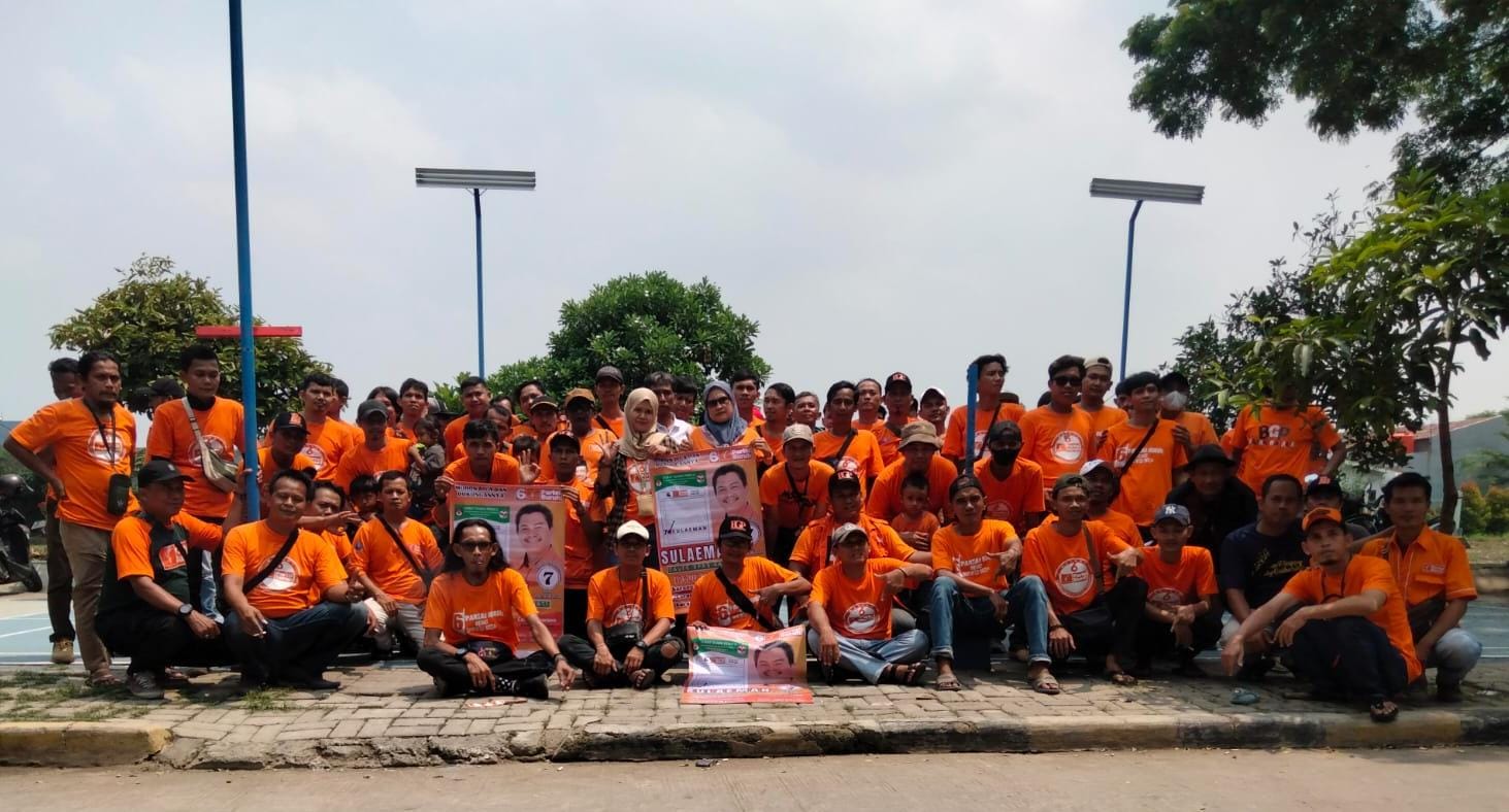 Relawan BGP Karangraharja Gandeng Jamkeswatch Lakukan Sosialisasi Caleg Partai Buruh