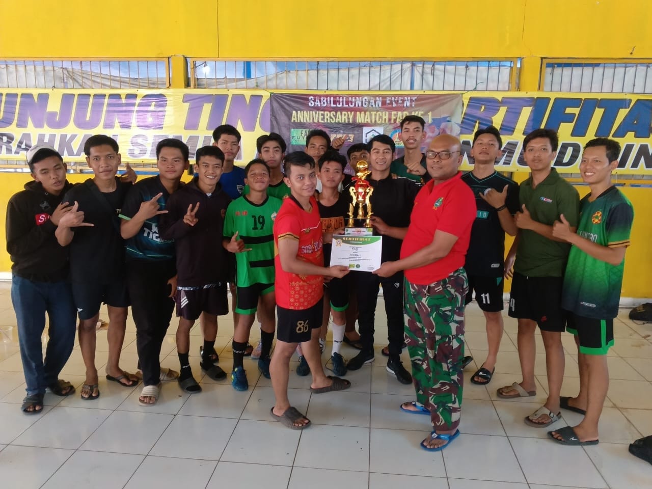 Anniversary ke 1 Tahun, Futsal Asrama Bersatu Gelar Fourfeo Fun Futsal