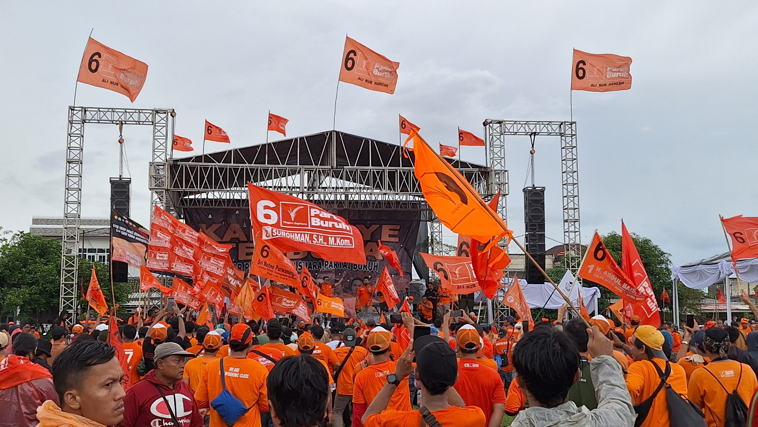Gelar Pengamanan Suara, Partai Buruh Adakan Kampanye Terbuka Perdana