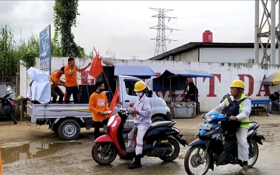 Exco Partai Buruh Kabupaten Konawe Sulawesi Tenggara Gelar Kampanye dan Konvoi
