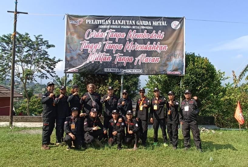 Ikuti Latihan Lanjutan Ketujuh, 9 Orang Garda Metal DKI Jakarta Naik Tingkat Menjadi Sangga