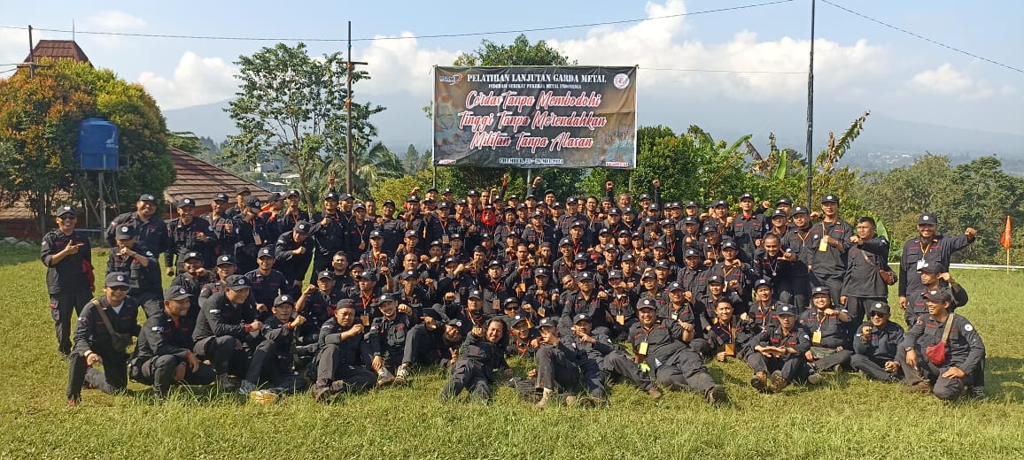 Resmi Ditutup, 92 Orang Garda Metal Lulus Latihan Lanjutan Ketujuh