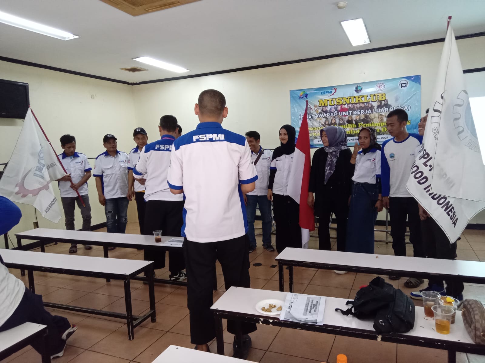 PUK SPL FSPMI PT. Techno Wood Indonesia Gelar Musniklub