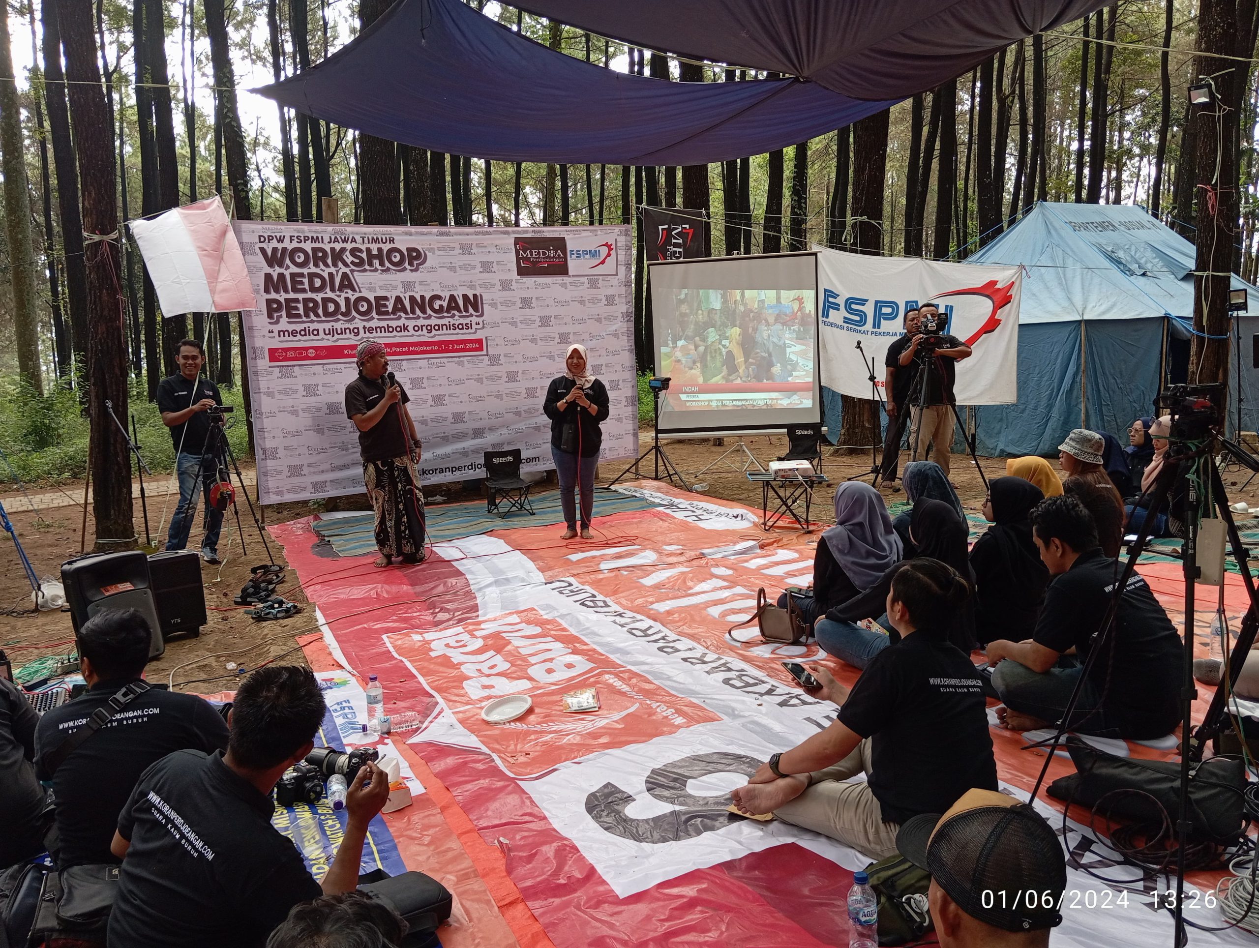 Indah Munawaroh : Saya Menyesal Kenapa Baru Gabung Serikat Pekerja Sekarang