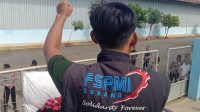 Di Duga PHK Massal di BUMN PT. Perikanan Indonesia Subang (Persero), FSPMI Gelar Aksi Unjuk Rasa