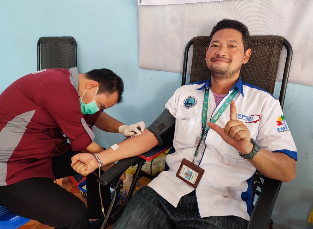 PC SPL FSPMI Kutai Kartanegara Gandeng RSUD Abadi Samboja Adakan Kegiatan Donor Darah