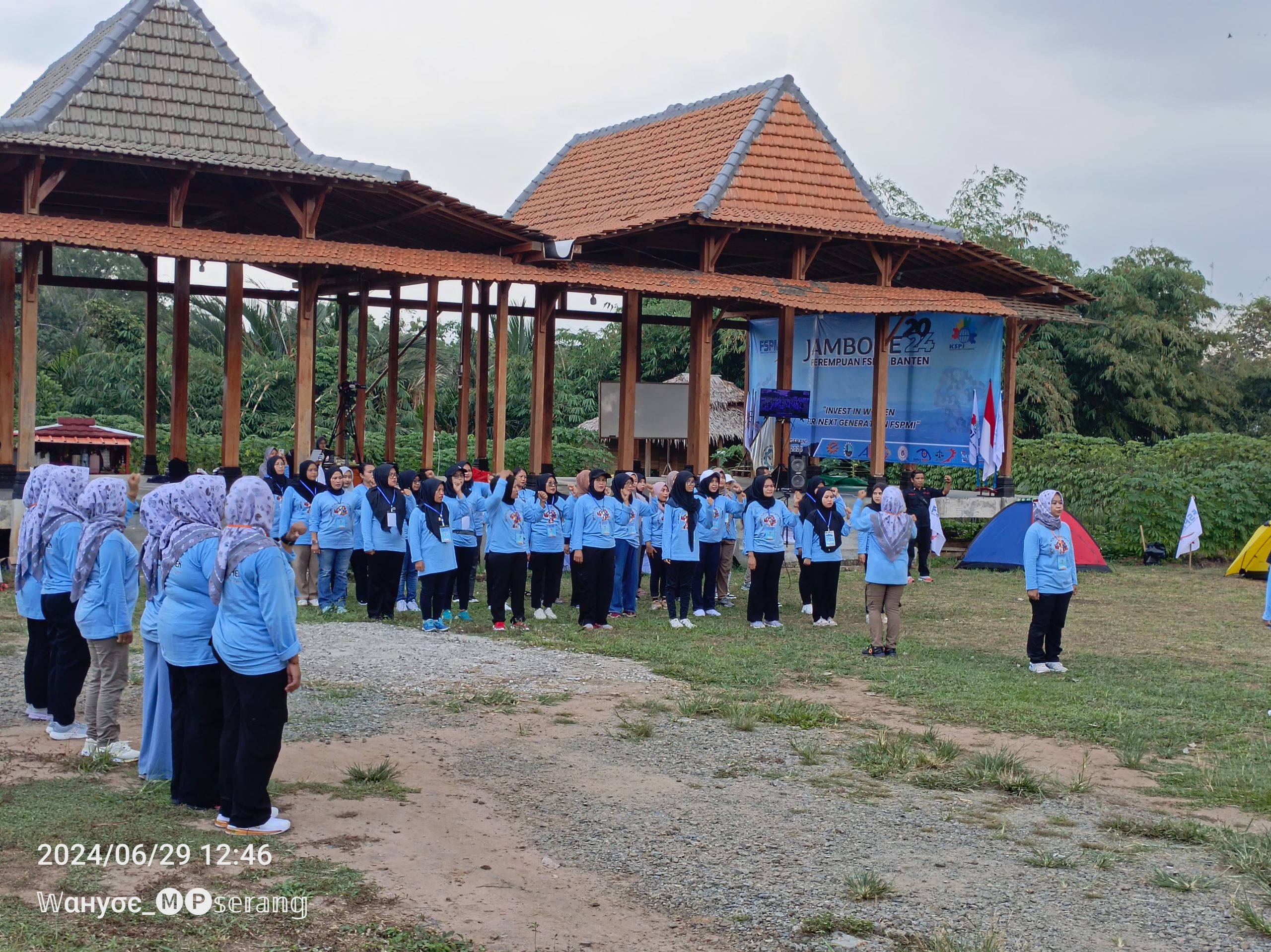 Pembukaan Jambore Pekerja Perempuan FSPMI Banten 2024