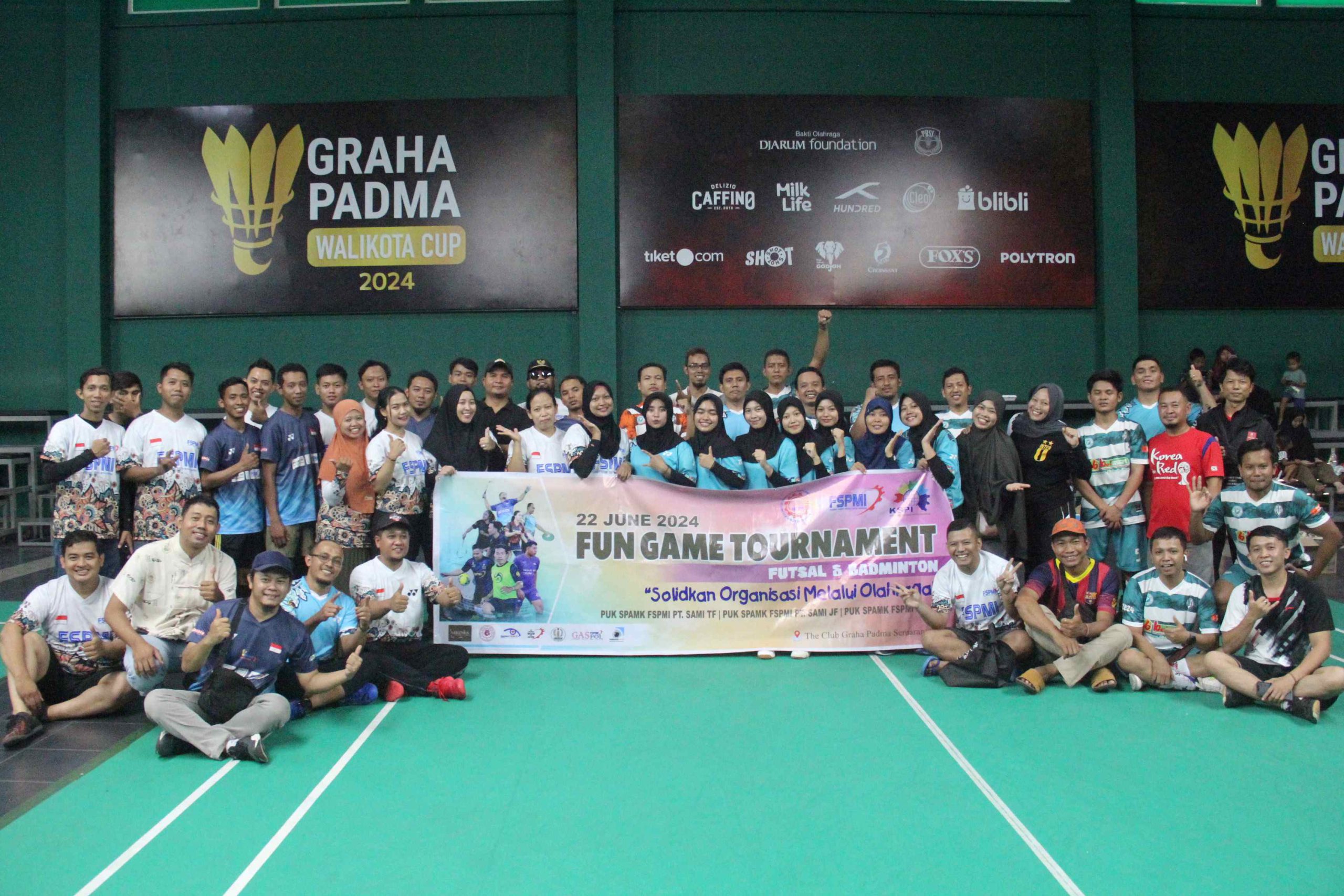 Gelar Fun Game Tournament, Tiga PUK ini Bersaing Jadi yang Terbaik di Cabang Futsal dan Bulutangkis