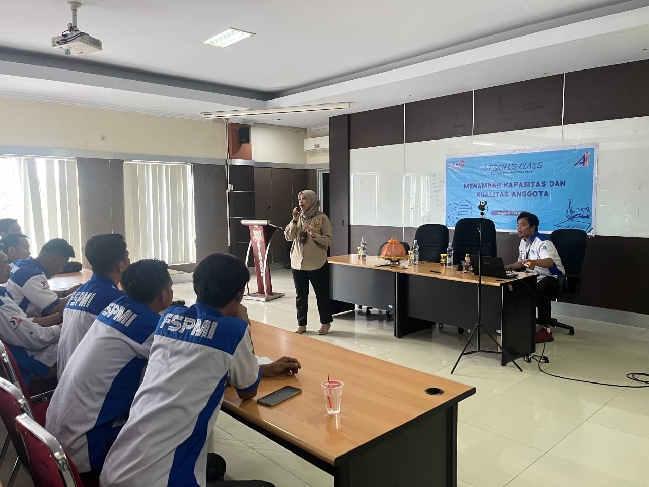 Sosialisasi BPJS Ketenagakerjaan di Kegiatan PC SPAI FSPMI Makassar Raya