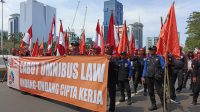 Ribuan Buruh Siap Kawal Sidang Uji Materiil UU Cipta Kerja di Mahkamah Konstitusi