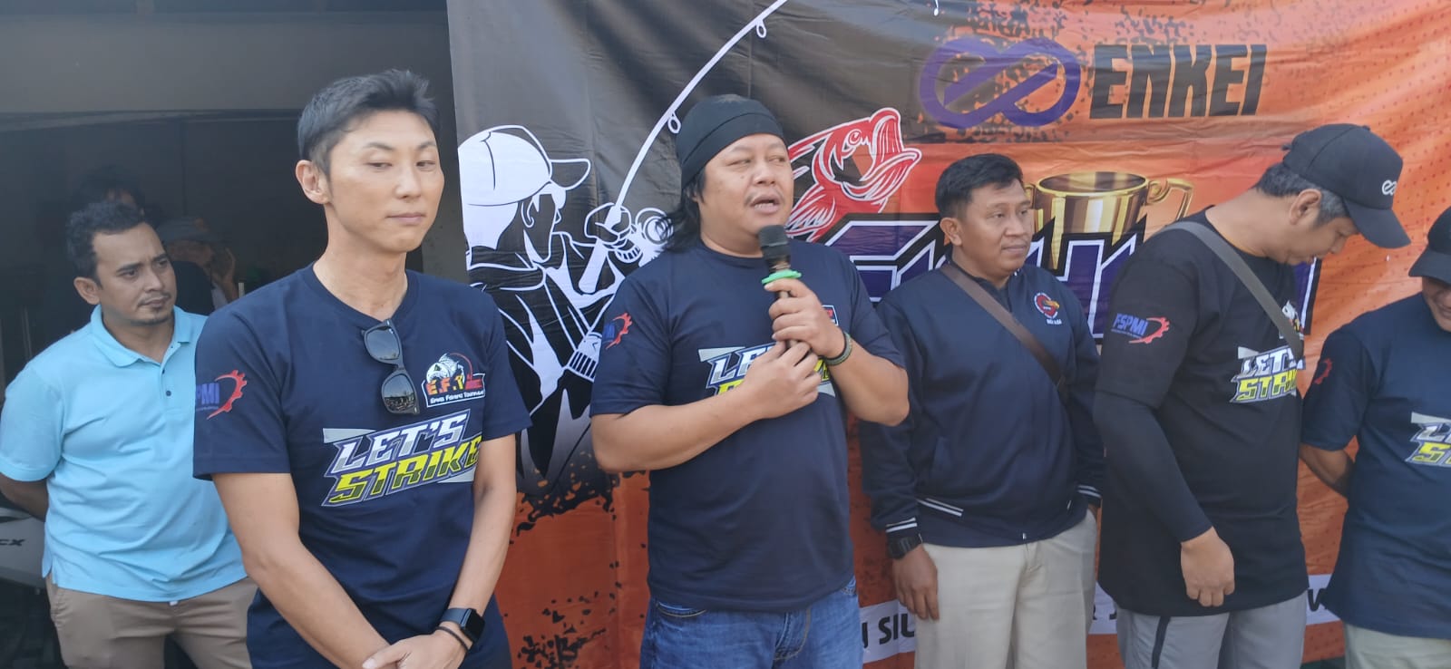 Ketua PUK dan Staff Japan Secara Langsung Buka Acara Enkei Fishing Tournament