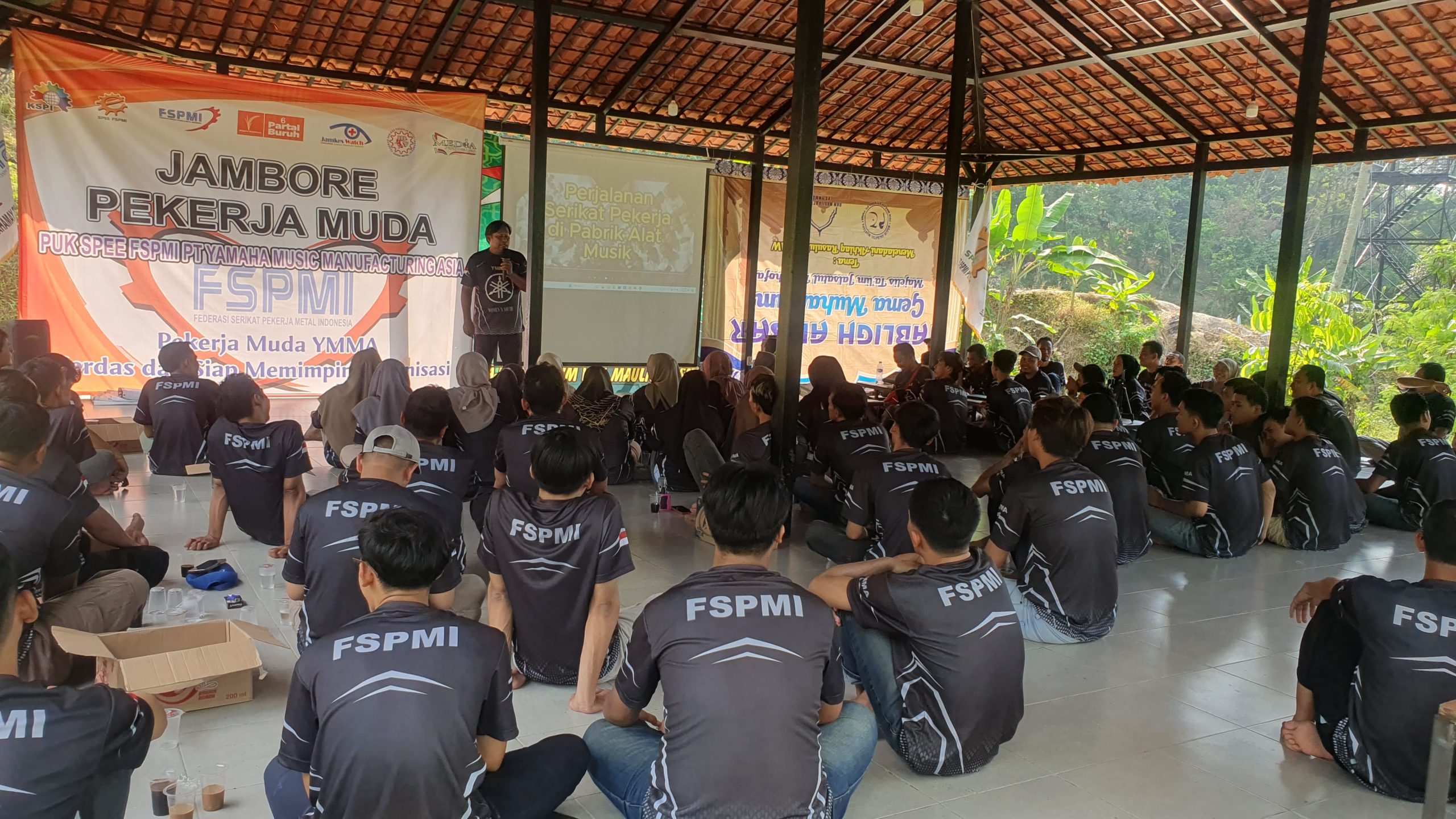 Serikat Pekerja FSPMI PT. YMMA Bekasi Adakan Jambore Pekerja Muda