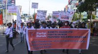 Tanggapi Uji Materiil UU Omnibus Law, Buruh Turun ke Jalan Geruduk Kantor DPRD dan Gubernur Sulsel