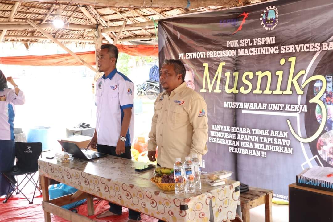 MUSNIK III PUK SPL FSPMI PT. Ennovi Precision Machining Services Batam: Suprapto Tekankan Pentingnya Regenerasi Kepemimpinan