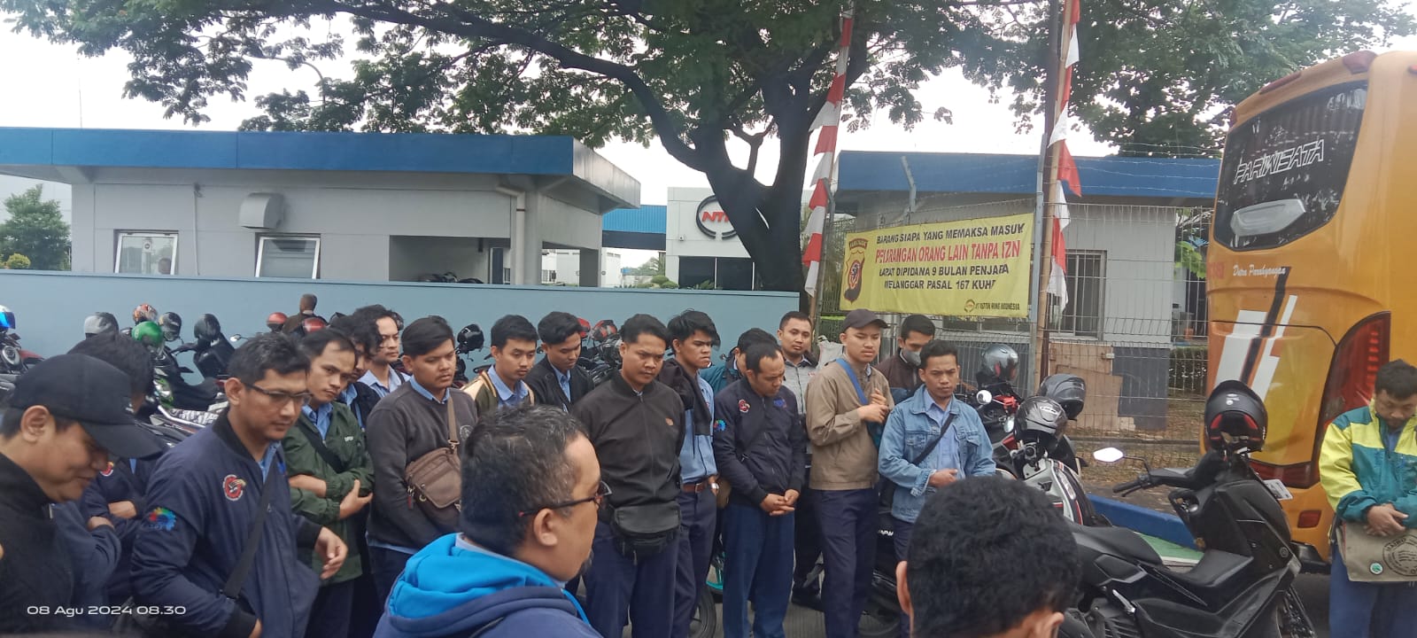 PUK SPAMK-FSPMI PT. NTRI Solidaritas Aksi, Berharap 11 Tuntutan bisa di Kabulkan oleh Pengusaha