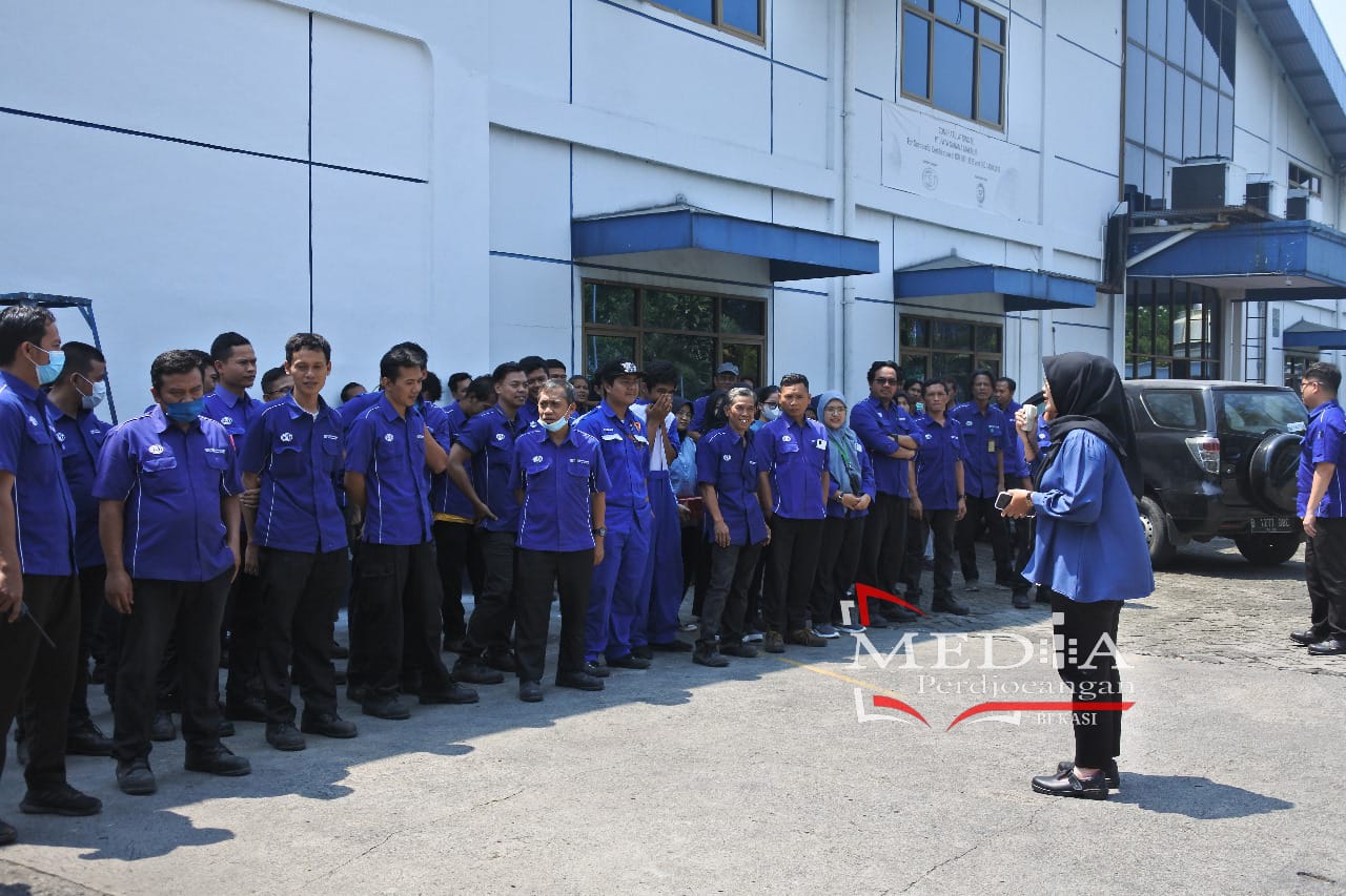 Pekerja PT. Fata Sarana Makmur Lakukan Edukasi Mitigasi Gempa