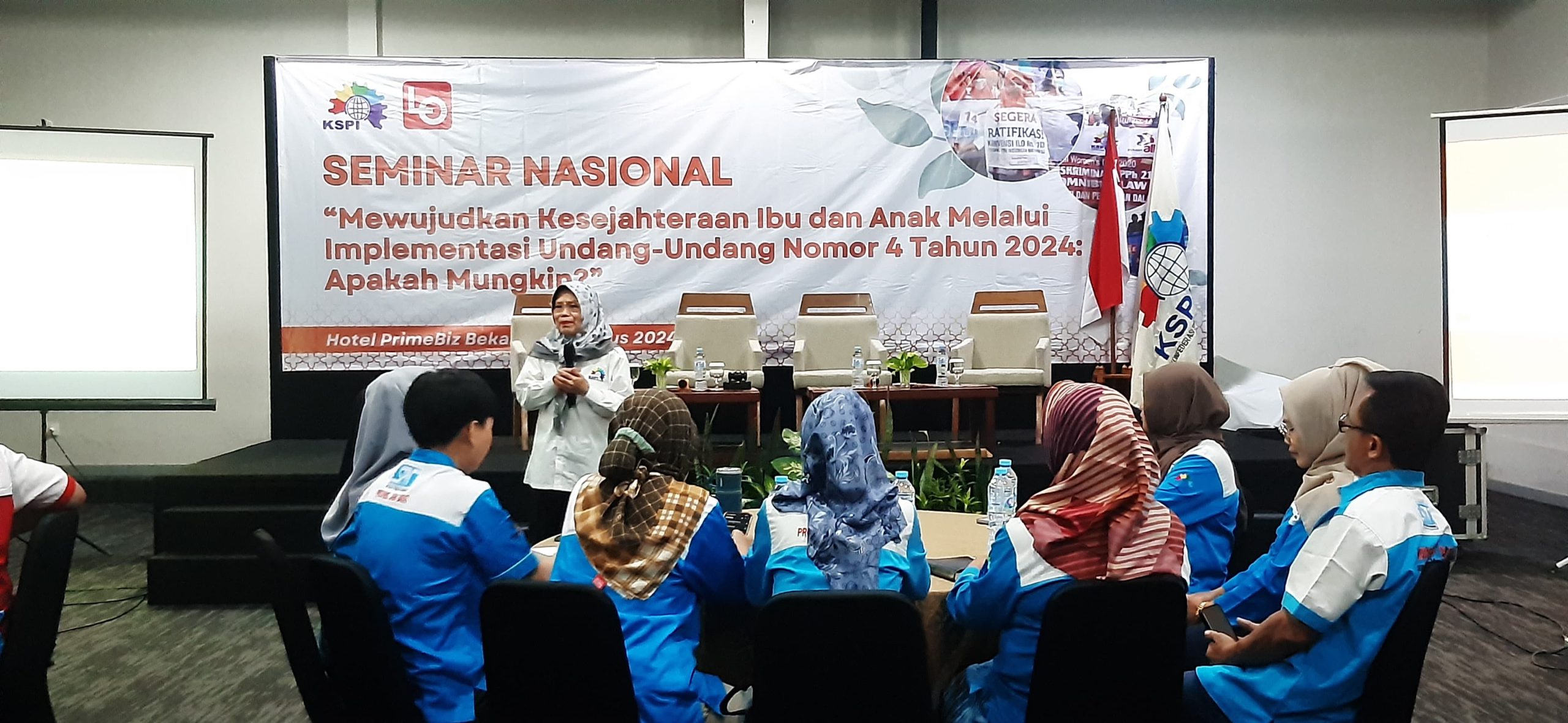 KSPI Gelar Seminar Nasional Bahas UU No.4 Tahun 2024 tentang Kesejahteraan Ibu dan Anak