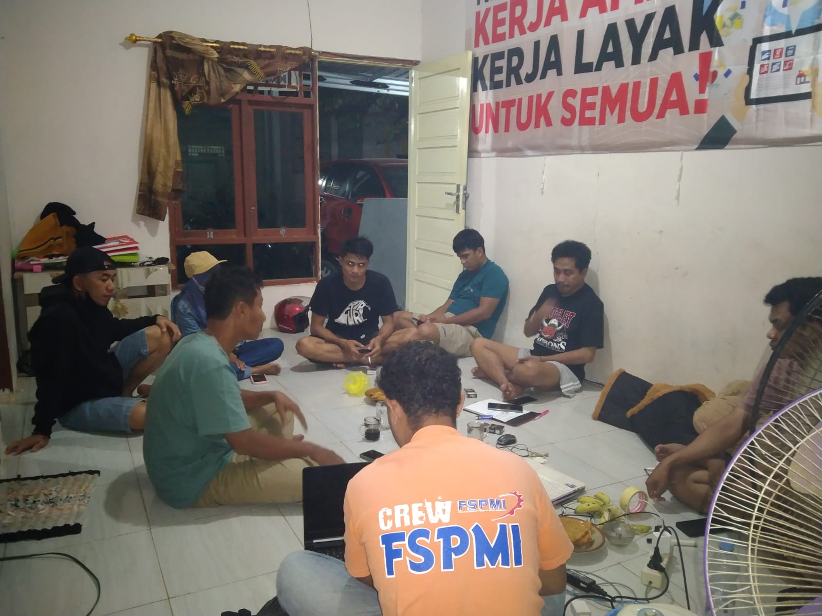 Rapat Koordinasi Tim Organizer PC SPL FSPMI Kabupaten Morowali