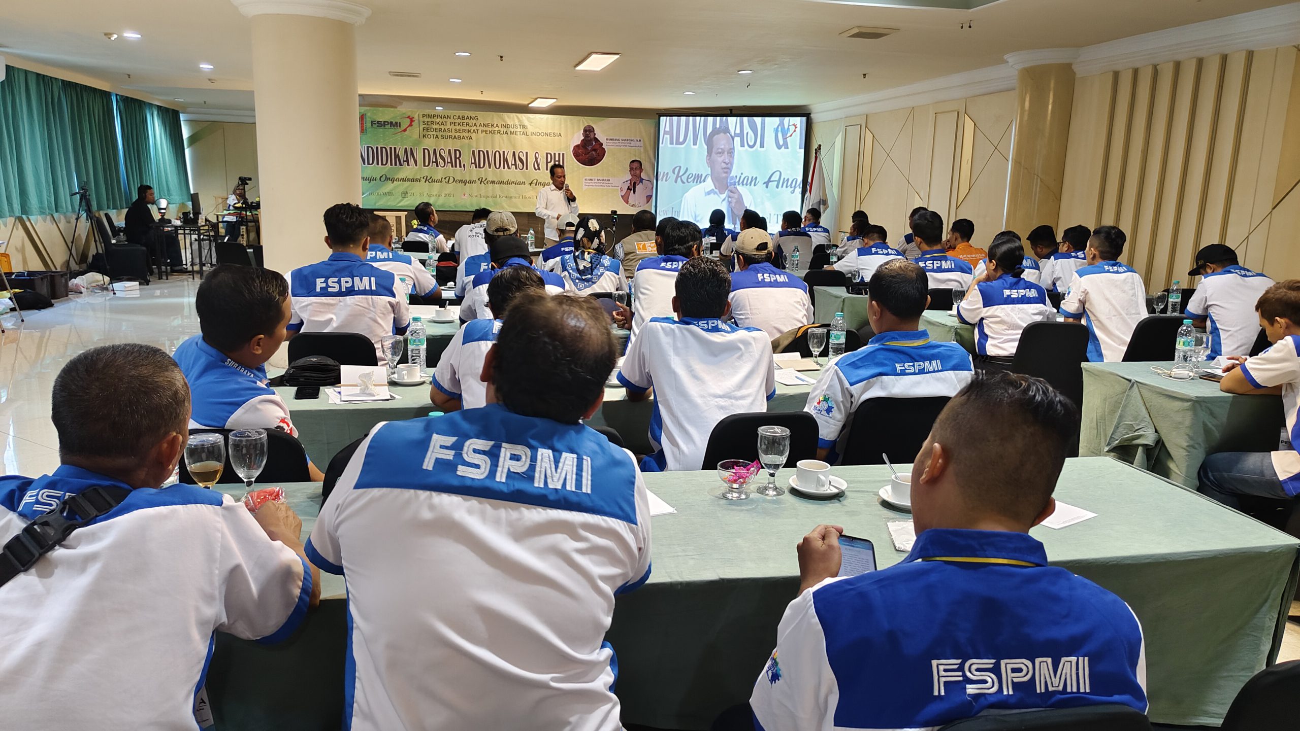 SPAI FSPMI Surabaya Gelar Pendidikan Dasar, Advokasi & PHI untuk Membangun Kemandirian Anggota