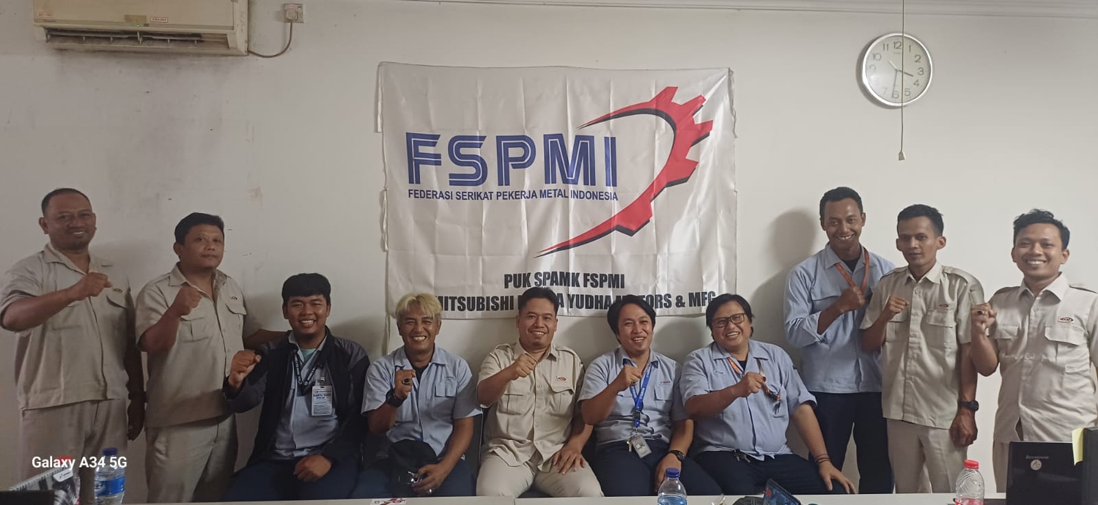 Diskusi Organisasi, FSPMI PT. YIMM Lakukan Kunker ke PUK PT. MKM Jakarta