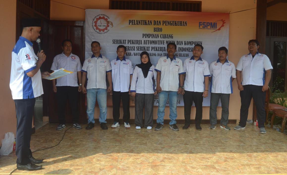 Inilah Susunan Biro PC SPAMK FSPMI Tangerang Raya Priode 2024 – 2029