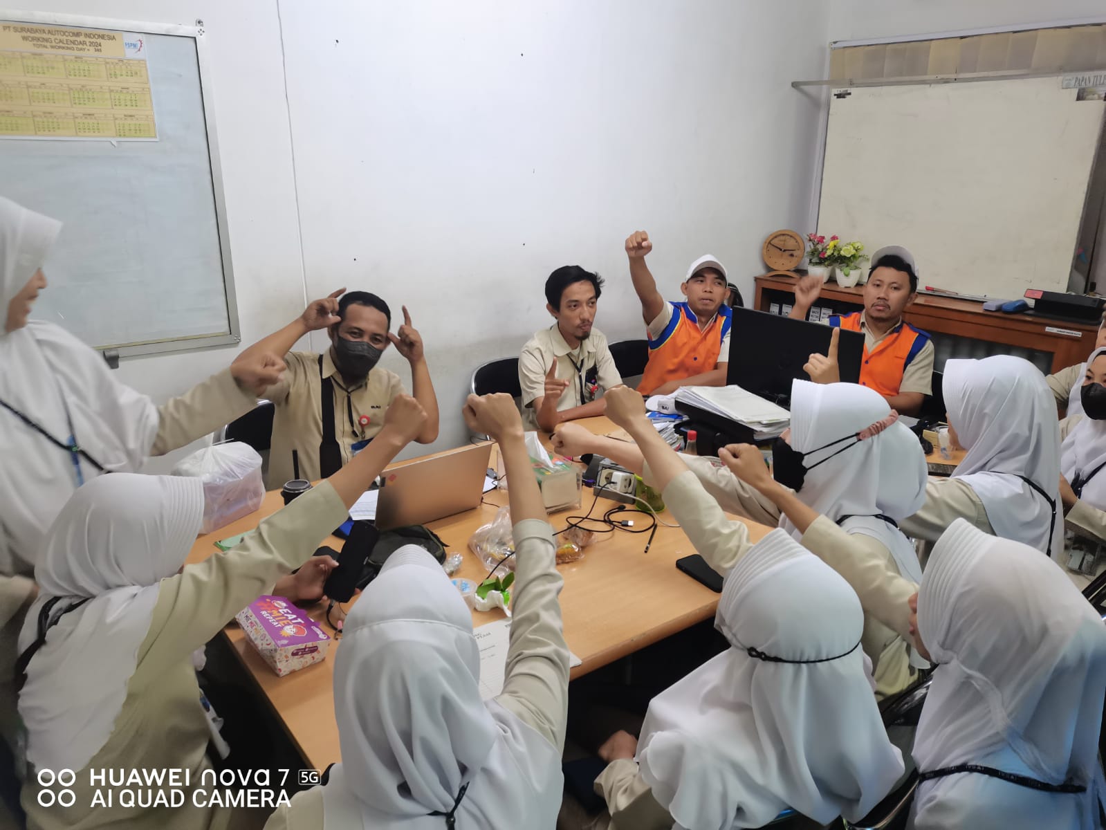 Bidang Organisasi dan Infokom PUK SPAMK FSPMI PT SAI Gelar Meeting Rutin: Fokus pada Persiapan dan Training