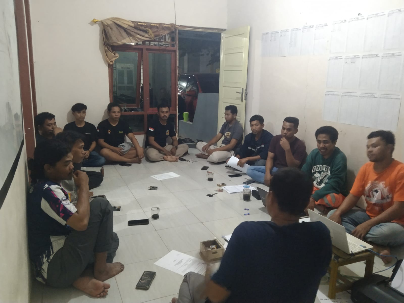 Tim Organizer Morowali Adakan Rapat Pembentukan PUK SPL FSPMI PT. Ekspres Cahaya Bintang