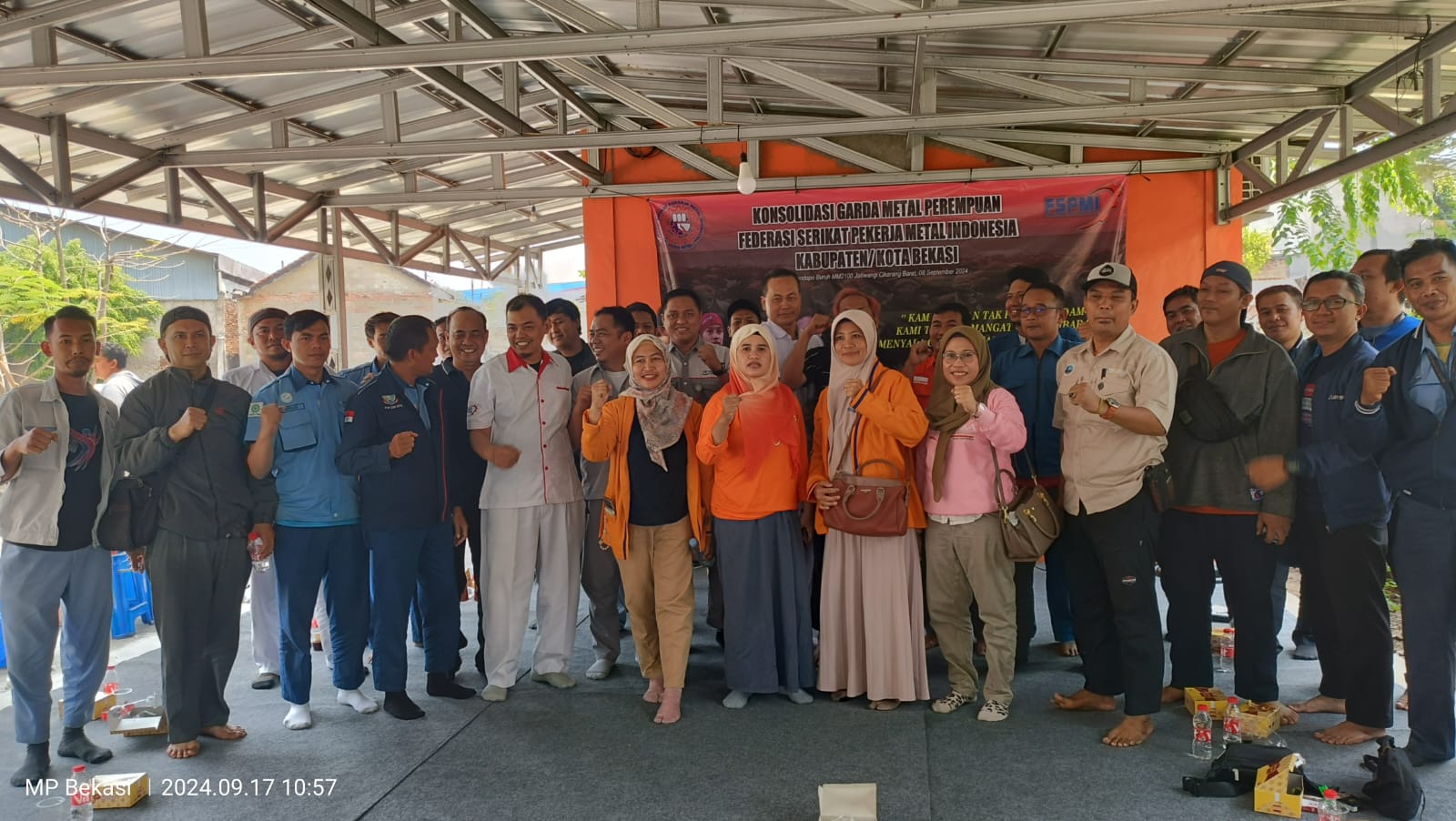 Bidang Perempuan KC FSPMI Bekasi Adakan Roadshow ke Forum Serikat Pekerja Kawasan Industri