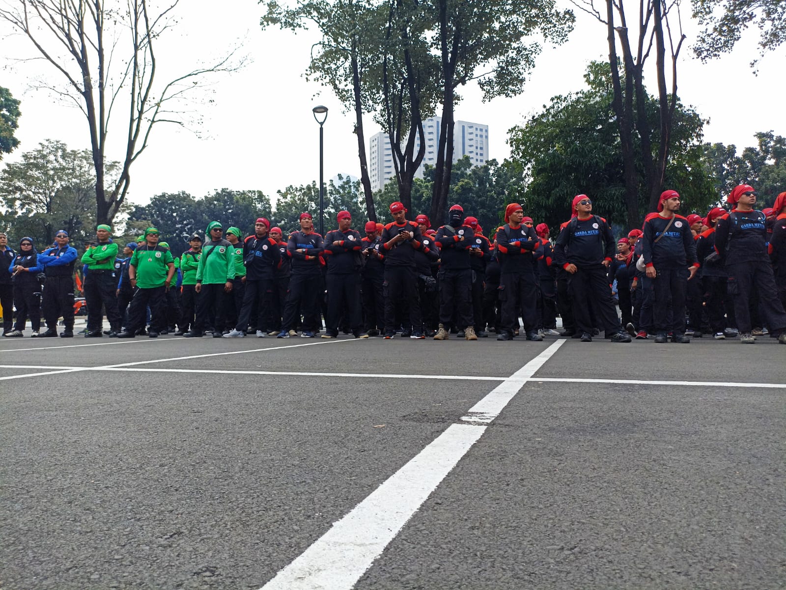 Dua Ribu Satgas Dari Garda Metal, Kopaskep, Laskar SPN dan Brigade KSPSI AGN Siap Kawal Prabowo Subianto