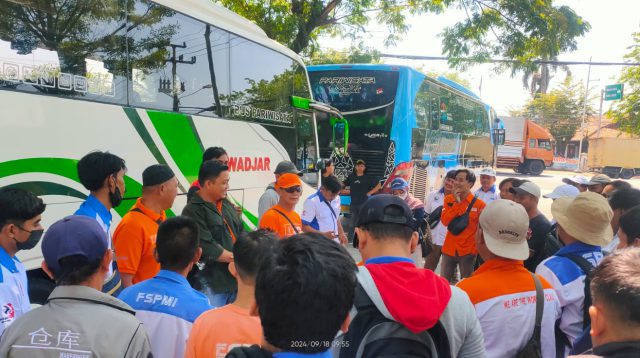 Menuju Jakarta, Buruh Serang hadiri Konsolidasi Akbar Peringatan 3 tahun Kebangkitan Klas Pekerja