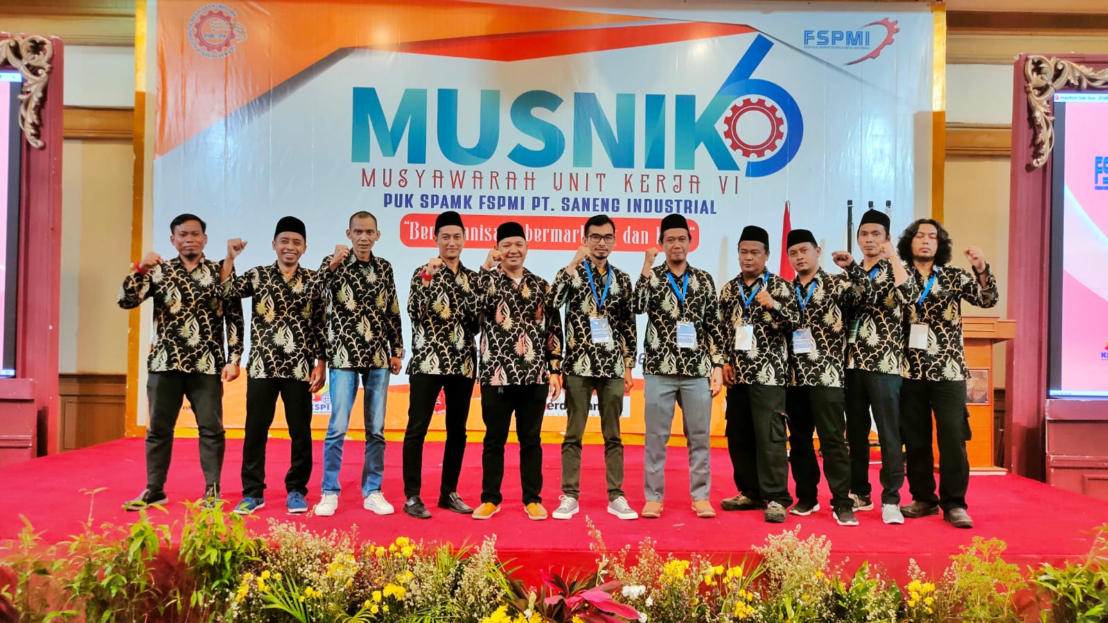 MUSNIK 6 PUK SPAMK FSPMI PT. SANENG : Berorganisasi, Bermartabat dan Kuat