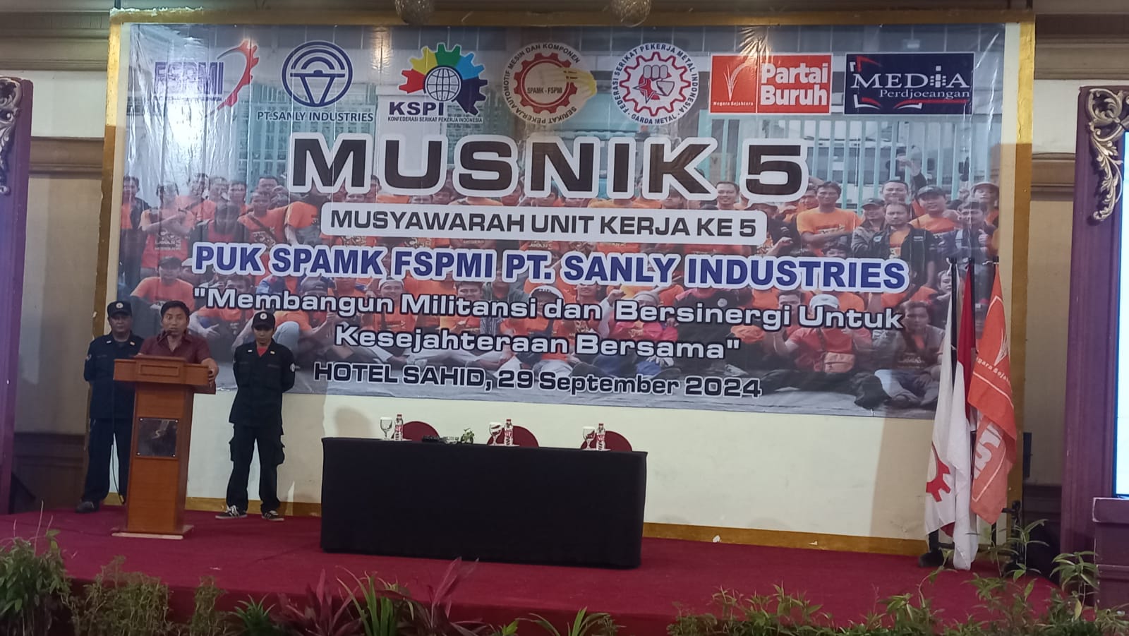 PUK SPAMK FSPMI PT. Sanly Industries  Selenggarakan Musnik 5