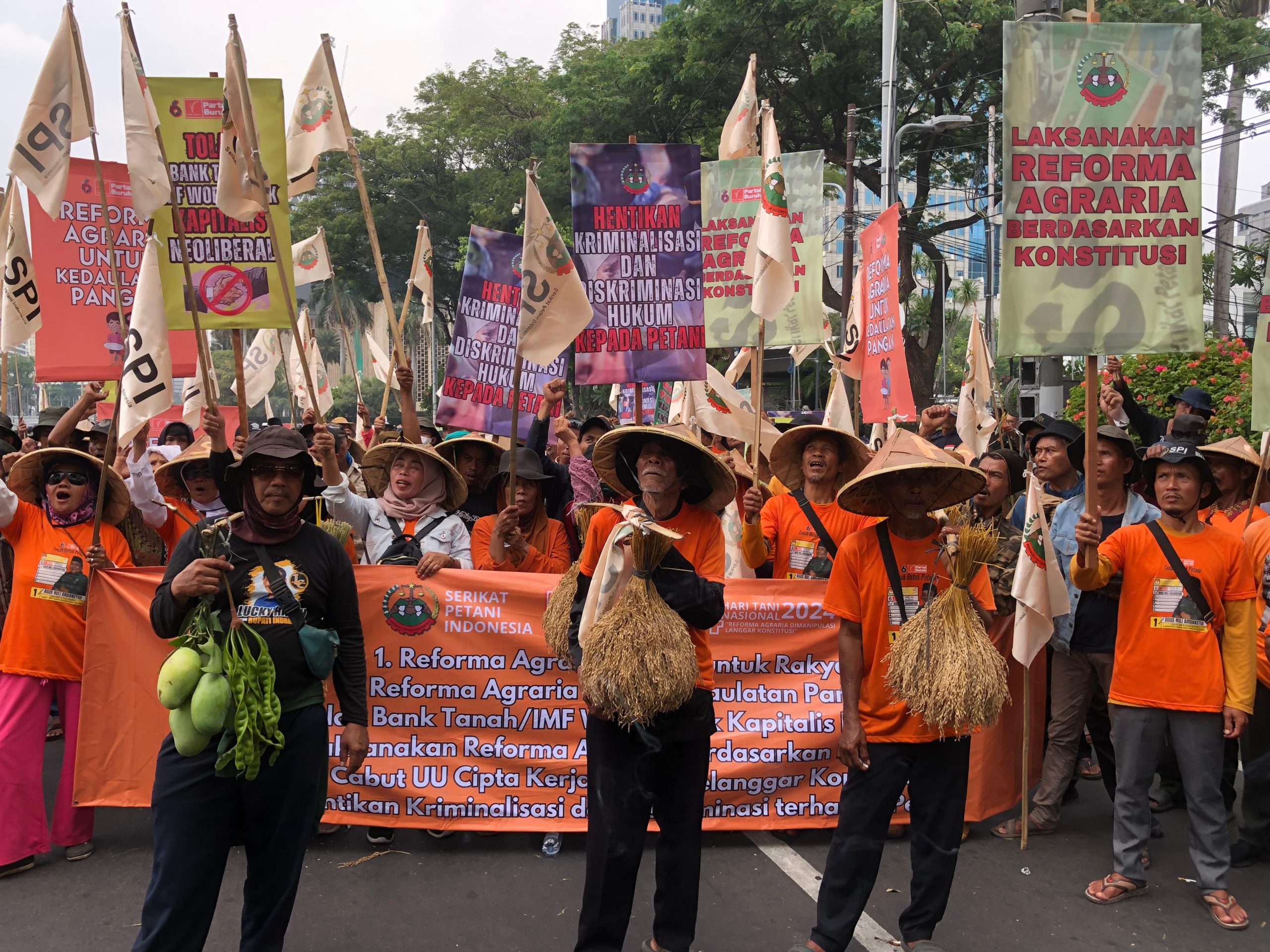 Reforma Agraria Palsu, Petani Layangkan 6 Tuntutan dalam Peringatan Hari Tani Nasional 2024