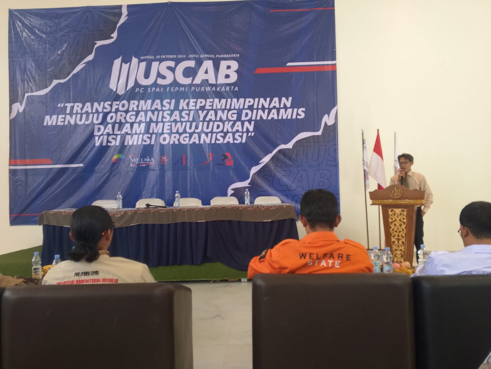 Ketua Panitia Muscab PC SPAI FSPMI Purwakarta, Imron Lugianto Ucapkan Terimakasih Untuk Semua Pihak yang Terlibat