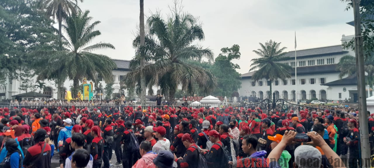 Besok, Konvoi Motor Peserta Aksi Perjuangan Upah Buruh Jabar, Bagaimana Dampaknya?