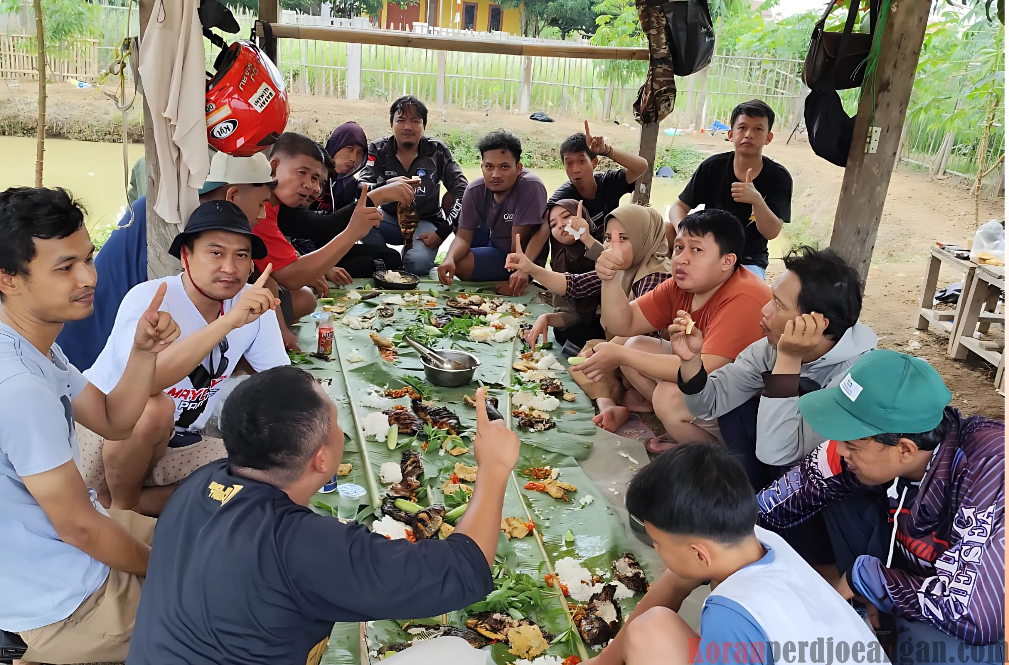 Komunitas Mancing Joran Melengkung Dukung Paslon Bupati Karawang Nomor 1 Acep Gina